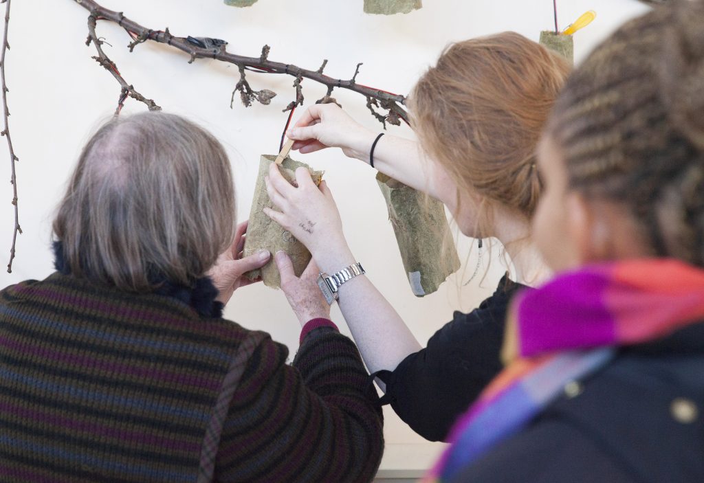2017 residency in the Orchard Day Centre in Blackrock, with artist Joanna Hopkins.